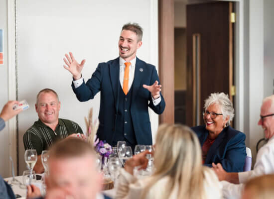 wedding magician performing at Tewkesbury Park Hotel