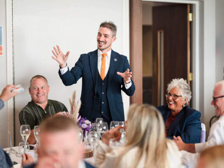 wedding magician performing at Tewkesbury Park Hotel